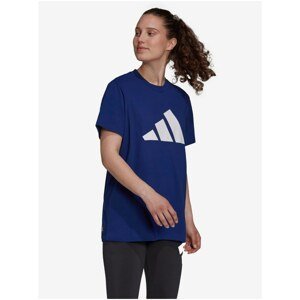 adidas Performance Future Icons Logo Blue Women's Sports T-Shirt - Women