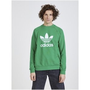 Green Men's Sweatshirt Trefoil adidas Originals Trefoil - Men