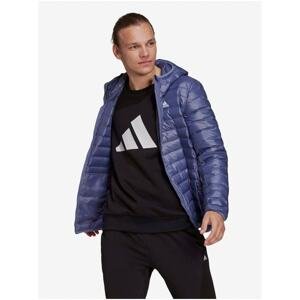 adidas Performance Dark Blue Men's Quilted Winter Jacket with Hood adidas Performa - Men