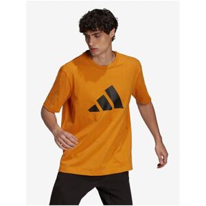 Orange Men's T-Shirt adidas Performance M FI 3B Tee - Men