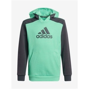 Black-green boy sweatshirt Adidas Performance - unisex