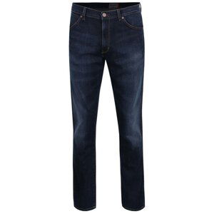 Dark Blue Men's Regular Jeans with Embroidered Effect Wrangler Greensb - Men