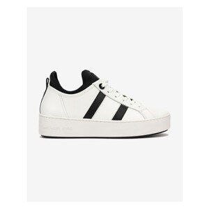 Michael Kors Ace Stripe White Women's Leather Sneakers - Ladies