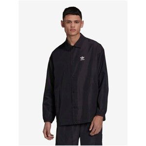 adidas Originals Coach Jacket Black Mens Shirt Jacket - Men