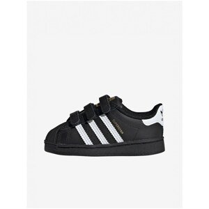 Black Girls Leather Sneakers adidas Originals Superstar CF - unisex