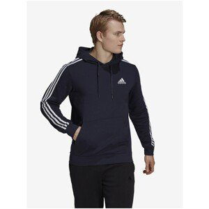 Dark Blue Men's Hoodie adidas Performance M 3S FL HD - Men's