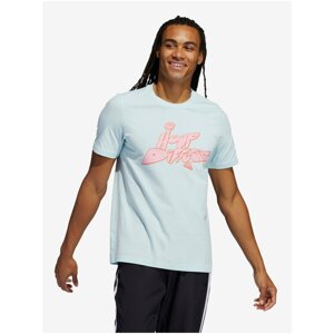 Light Blue Adidas Performance Men's T-Shirt - Men's