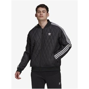 Black Men's Quilted Bomber adidas Originals - Men's