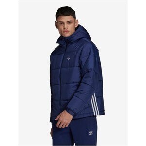 Dark Blue Men's Jacket with Hood adidas Originals - Men