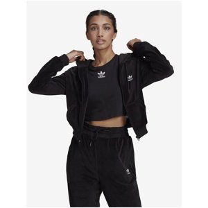 Black Women's ZipperEd Sweatshirt adidas Originals - Women