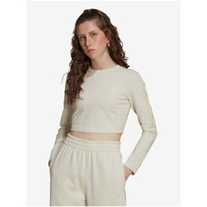 Cream Women's Crop Top adidas Originals - Women