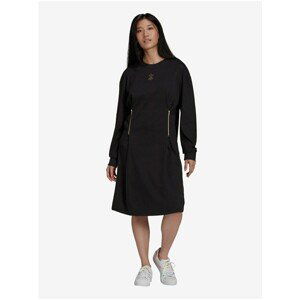 Black Women's Hoodie Dress adidas Originals - Women