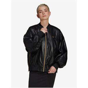 Black Women's Leatherette Bomber adidas Originals - Women