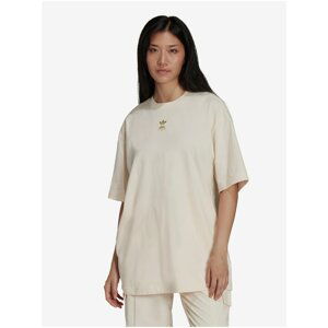 Beige Women's Oversize T-Shirt adidas Originals - Women