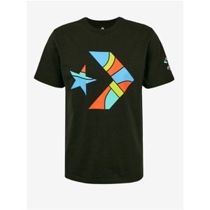 Black Men's T-Shirt with Converse Print - Men's
