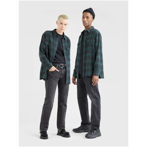 Levi&apos;s Dark Green Unisex Plaid Flannel Shirt Levi&apos;s® Classic Worke - Men