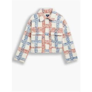 Levi&apos;s Beige Women&apos;s Plaid Jacket Levi&apos;s® Sherpa - Women