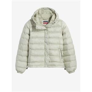 Levi&apos;s Light Green Women&apos;s Quilted Jacket with Hood Levi&apos;s® Edie - Women