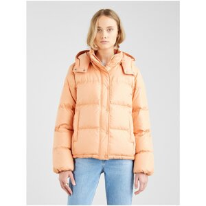 Levi's Apricot Women's Quilted Winter Jacket with Detachable Hood Levi's® Qu - Women