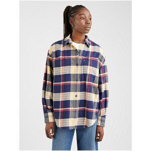 Levi&apos;s Yellow-Blue Women&apos;s Plaid Shirt Levi&apos;s® Remi Utility - Women