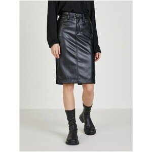 Black Women's Pencil Leatherette Skirt Liu Jo - Women