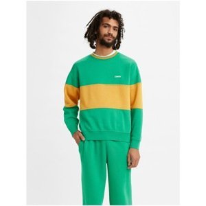 Levi&apos;s Yellow-Green Men&apos;s Sweatshirt Levi&apos;s® Color Block - Men