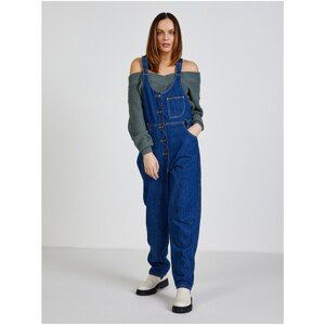 Blue Women's Denim Overall Lee Mom Bib - Women