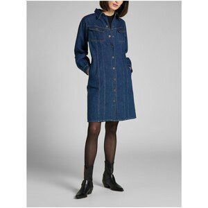 Blue Women's Shirt Denim Dress Lee Volume - Women