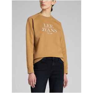 Mustard Womens Sweatshirt Lee Crew - Women