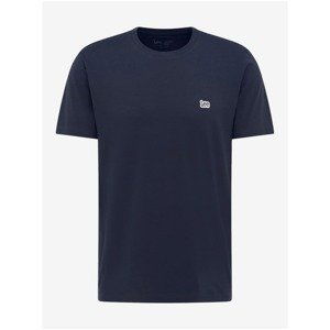 Dark Blue Men's T-Shirt Lee Patch - Men's