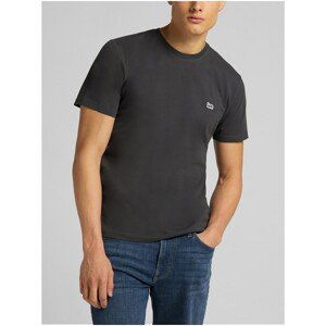 Black Men's Basic T-Shirt Lee Washed - Men