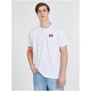 White Men's T-Shirt Lee Logo - Men