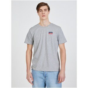 Light Grey Men's Annealed T-Shirt Lee Logo - Men's
