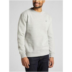 Light Grey Men's Basic Sweatshirt Lee Plain - Men