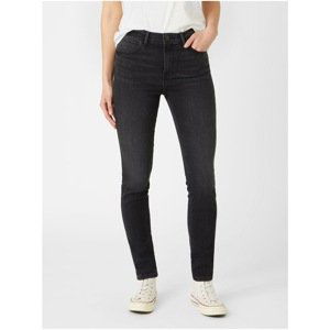 Black Womens Skinny Fit Jeans Wrangler High Rise - Women