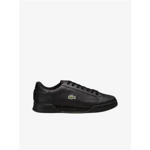 Black Men's Leather Sneakers Lacoste Twin Serve - Men's