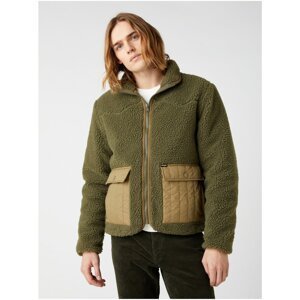 Green Men's Faux Fur Jacket Wrangler - Men