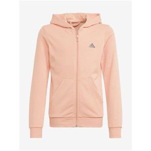 Light Pink Girls' ZipperEd Sweatshirt adidas Performance - unisex