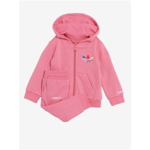 Pink Girls' Tracksuit Hooded Adidas Originals - Unisex
