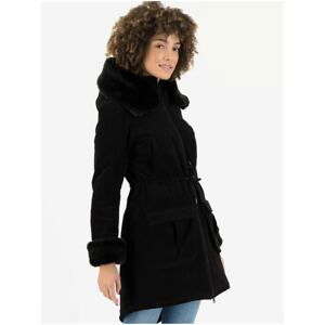 Black Women's Winter Coat Blutsgeschwister Trot The Fox - Women