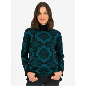 Kerosene-Black Women's Patterned Turtleneck Blutsgeschwister Magic Carpe - Women