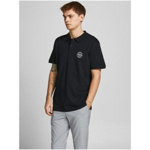 Black Polo T-Shirt Jack & Jones Shark - Men