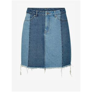 Blue denim skirt Noisy May Sofie - Women