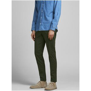 Dark Green Chino Pants Jack & Jones Marco - Men