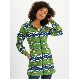 Green Patterned Sweatshirt Blutsgeschwister - Women