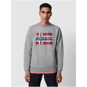 Grey Men's Brindle Sweatshirt NAPAPIJRI - Men