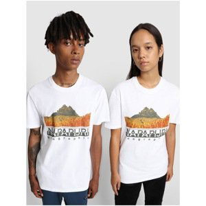 White Unisex T-Shirt NAPAPIJRI - Men