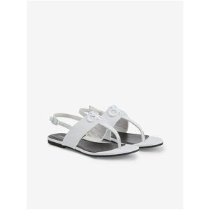 White Women's Leather Sandals Calvin Klein - Women