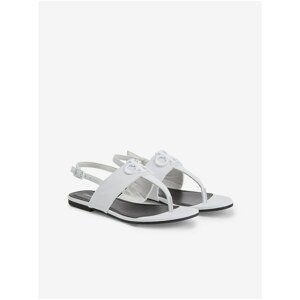 White Women's Leather Sandals Calvin Klein - Women