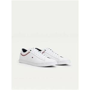 White Men's Leather Sneakers Tommy Hilfiger - Mens